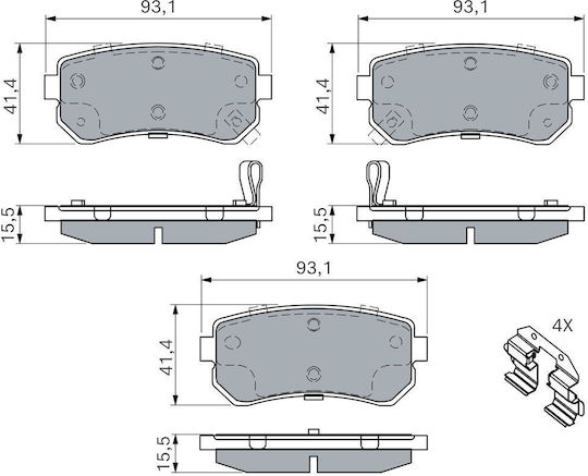Bosch Disc Brake Pad Set