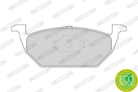 Ferodo Plăcuță de frână pentru Seat Leon