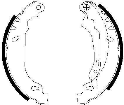 Bosch Brake Shoe Set