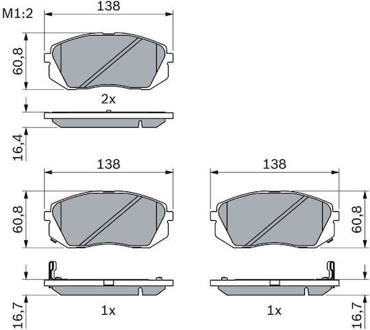 Bosch Disc Brake Pad Set