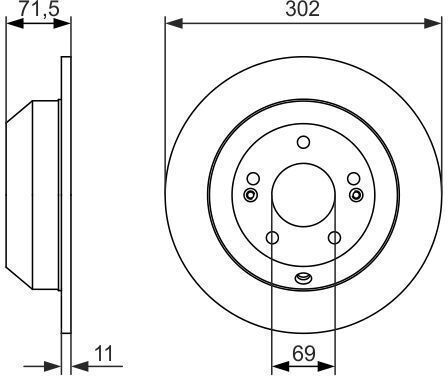 Bosch Brake Disc