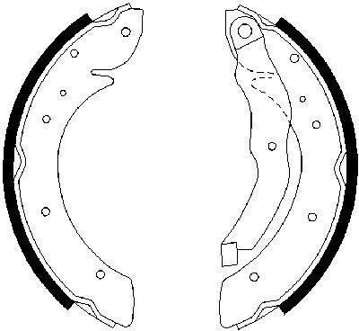 Bosch Brake Shoe Set