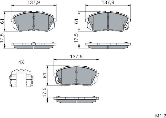 Bosch Disc Brake Pad Set