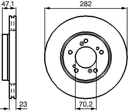 Bosch Bremsscheibe