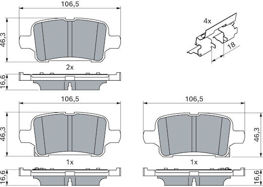 Bosch Disc Brake Pad Set