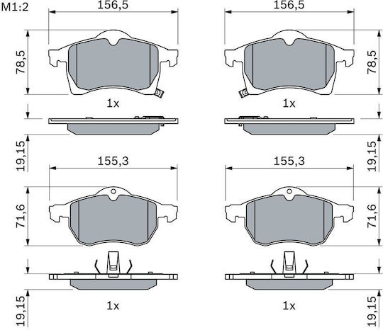 Bosch Disc Brake Pad Set