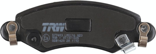 Front Disc Brake Pad Set Trw Automotive Opel Agila Suzuki Ignis Ii Wagon R 44.5mm 130.9mm 16.0mm Wear Sensor Yes