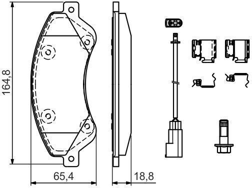 Bosch Disc Brake Pad Set