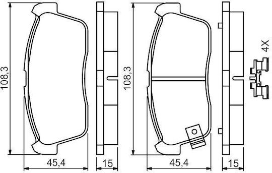 Bosch Disc Brake Pad Set