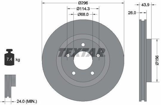 Textar Brake Disc
