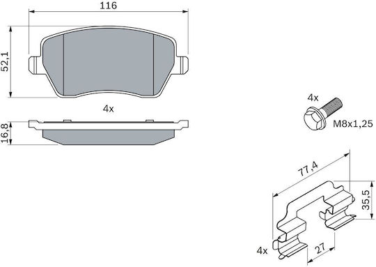 Bosch Disc Brake Pad Set
