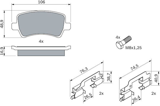 Bosch Disc Brake Pad Set