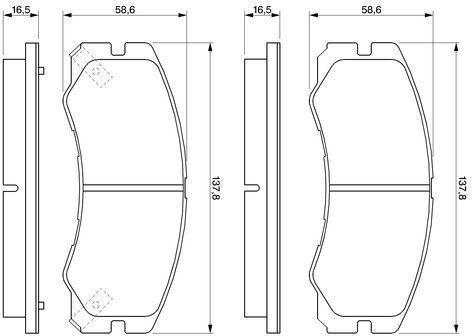Bosch Disc Brake Pad Set