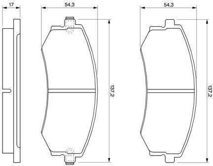 Bosch Disc Brake Pad Set