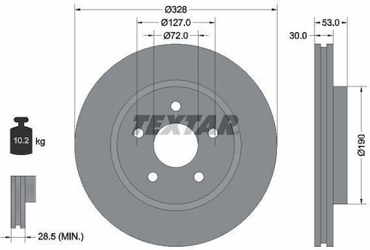 Textar Brake Disc