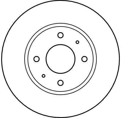 TRW Brake Discs Front for Mitsubishi Carisma Volvo S40