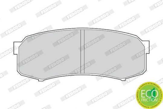 Ferodo Bremsbelag Hinten für Toyota Lexus