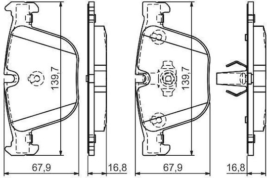 Bosch Disc Brake Pad Set