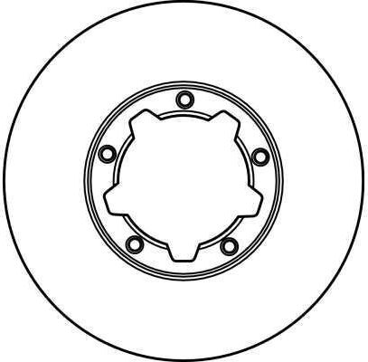 Ventilated Brake Disc Front Right Left Nissan Cabstar E Trade 2.3d 2.7d 3.0d 263mm 5 Holes Trw Automotive