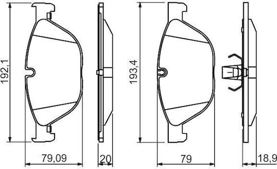 Bosch Disc Brake Pad Set