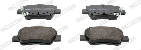 Ferodo Rear Disc Brake Pads Set Toyota Avensis 1.6-2.2d 11.08-10.18 Height 49.9mm Width 109.0mm Thickness 16.2mm