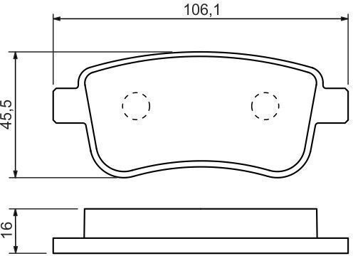 Bosch Disc Brake Pad Set
