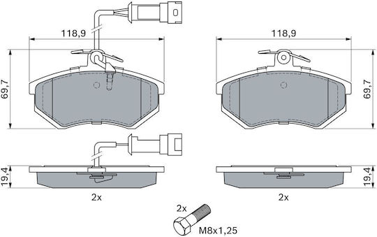 Bosch Disc Brake Pad Set