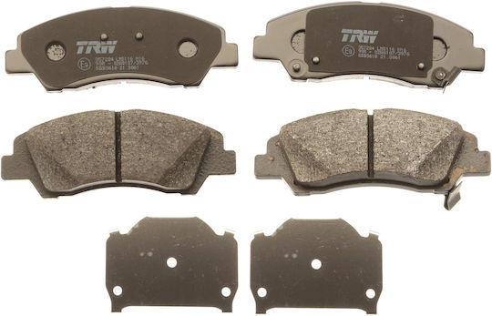 Trw Automotive Front Brake Pad Set 50.6mm Height 132.5mm Width 16.6mm Thickness Mercedes-Benz Sprinter Hyundai i10
