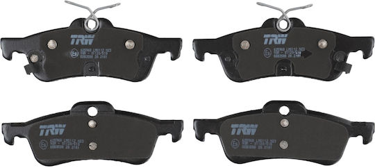 TRW Automotive Rear Disc Brake Pads Set Honda Civic IX 1.4-2.2d Height 43.7mm Width 123.1mm Thickness 14.5mm