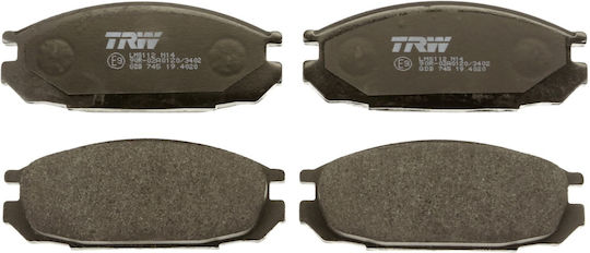 Trw Automotive Rear Disc Brake Pad Set Nissan Patrol Gr Iv Vanette 2.0d-4.2d Height 50.5mm Width 127.8mm Thickness 19.0mm
