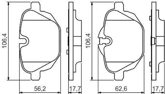 Bosch Disc Brake Pad Set
