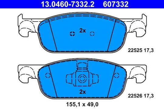 Ate Disc Brake Pad Set