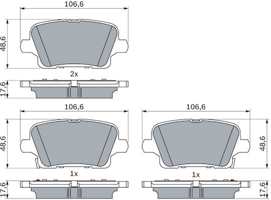 Bosch Disc Brake Pad Set