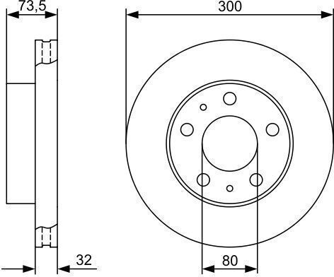 Bosch Brake Disc