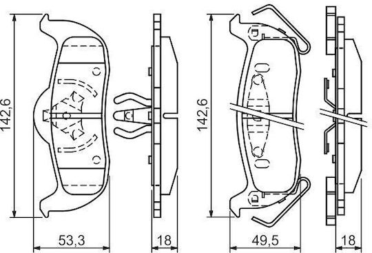 Bosch Disc Brake Pad Set