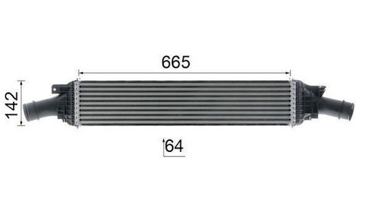 Mahle Intercooler Αυτοκινήτου για Audi A5