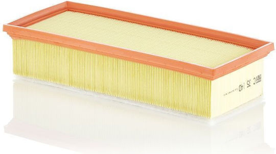 Filtru de Aer Mann-filter Citroen C5 II III C6 Peugeot 407 2.2d Înălțime 67mm Lățime 351mm Lungime 142mm Inserție Filtru