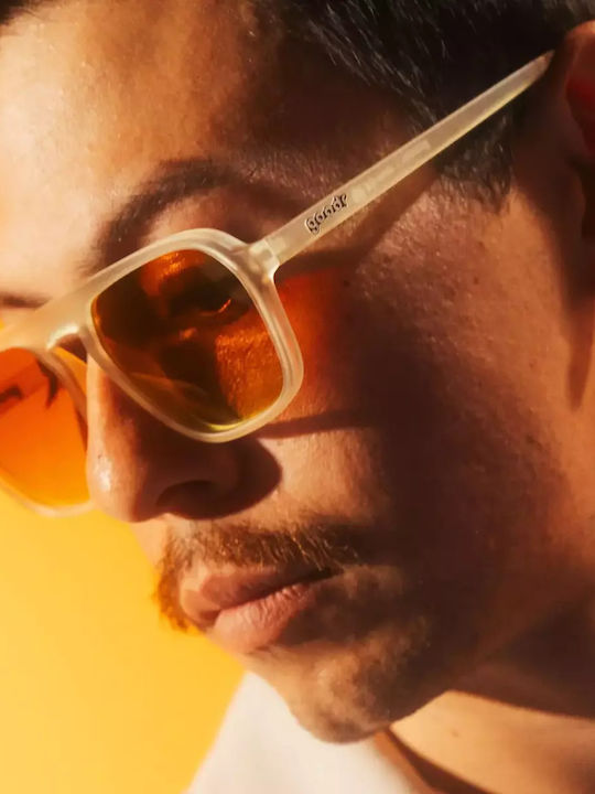 Goodr Sunglasses Beige with Frame