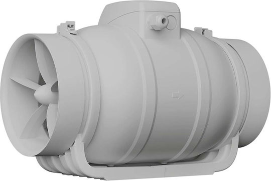 VentEurope De perete Ventilator de Baie 159mm Gri
