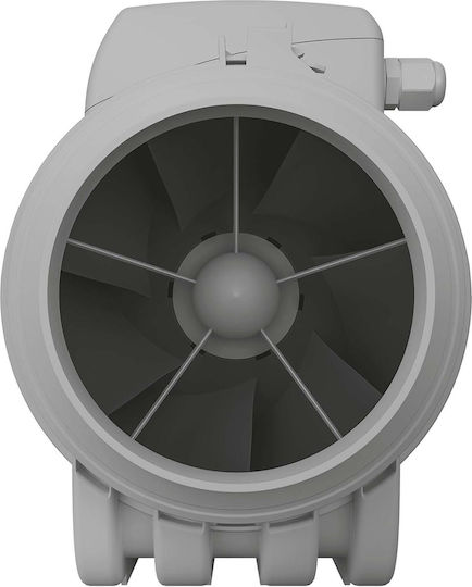 VentEurope De perete Ventilator de Baie 124mm Gri