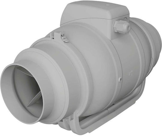 VentEurope De perete Ventilator de Baie 124mm Gri