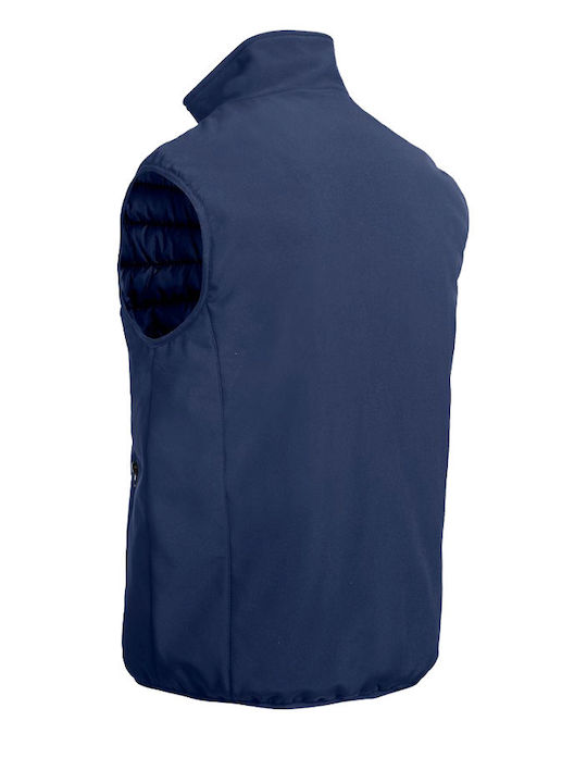 Stenso Bărbați Vestă de siguranță Impermeabilă Softshell Albastru marin