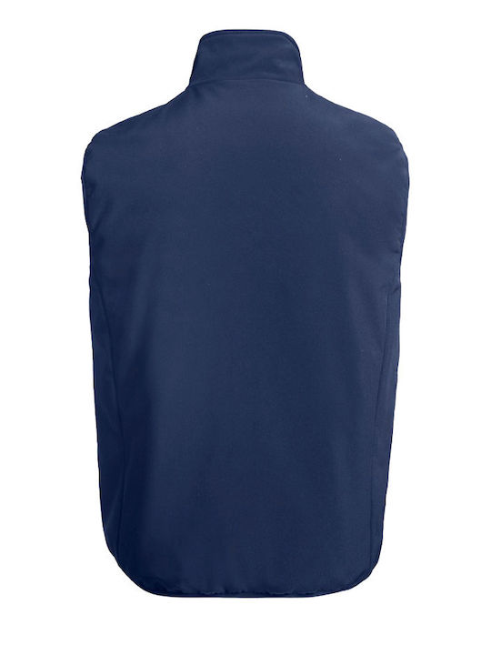 Stenso Bărbați Vestă de siguranță Impermeabilă Softshell Albastru marin