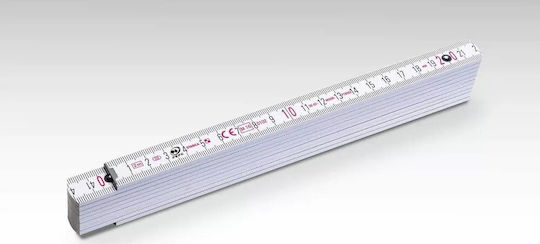 Stabila 17927 Wooden Folding Ruler 2m