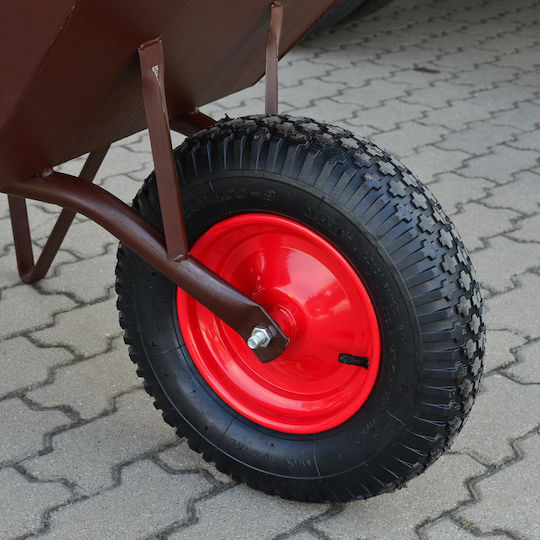 Gartenkarre Metallisch Vierrädrig 110Es