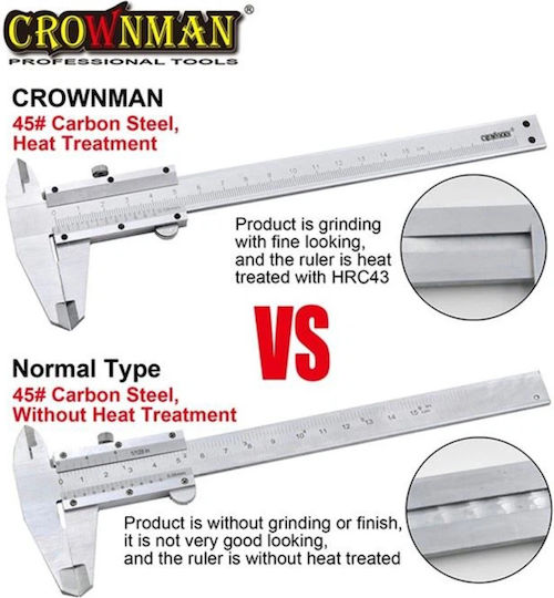 Crownman Analog Thickness Gauge 0 - 150mm