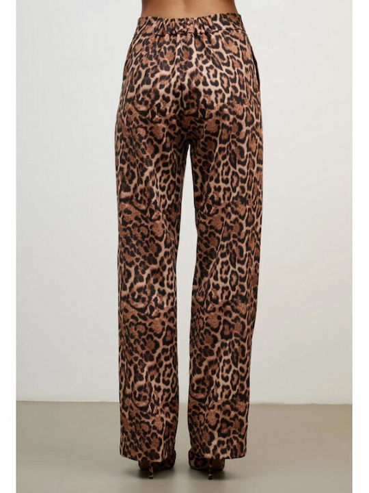 Femei Leopard Set cu Pantaloni Leopard