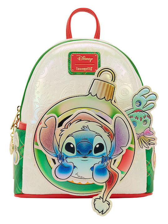 Loungefly Stitch Holiday Πλάτης Χρυσή Loungefly Stitch Holiday Πλάτης Χρυσή