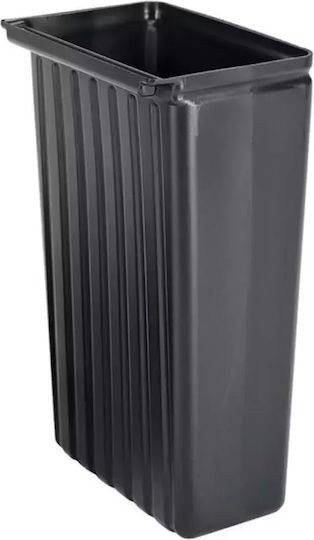 Κάδος 50lt Μαύρος Τρόλεϊ Σερβιρίσματος 33x23x56εκ