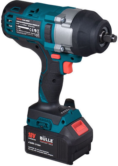 Bulle Brushless Impact Wrench Battery 18V 1x4Ah with Socket 1/2"